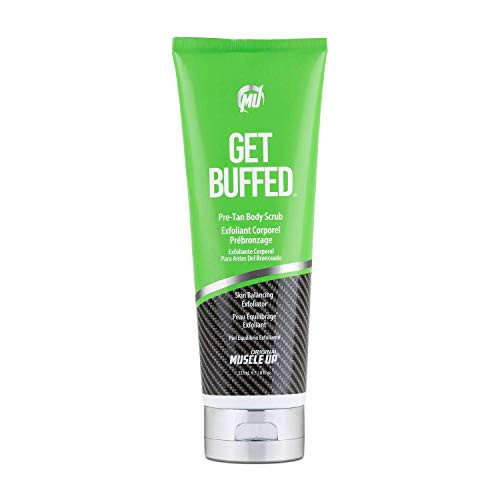 Pro Tan- Get Buffed- Pre-Tan Body Scrub- Skin Balancing Exfoliator- Balance Skin pH- 8 oz.