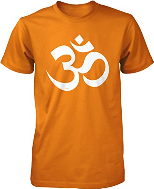 NOFO Clothing Co AUM- OM Symbol- Yoga Symbols Men's T-Shirt- XL Orange NOFO Clothing Co AUM- OM Symbol- Yoga Symbols Men's T-Shirt- XL Orange
