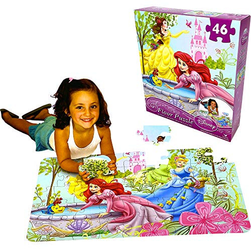 Disney Princess Giant Jigsaw Floor Puzzle in Box for Kids by Cardinal
