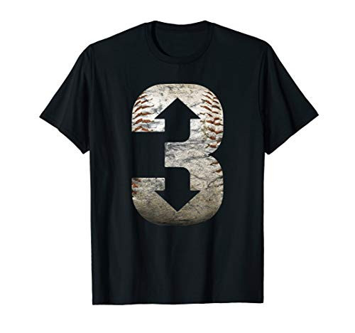 3 Up 3 Down | Three Up Three Down Baseball T-Shirt 3 Up 3 Down | Three Up Three Down Baseball T-Shirt