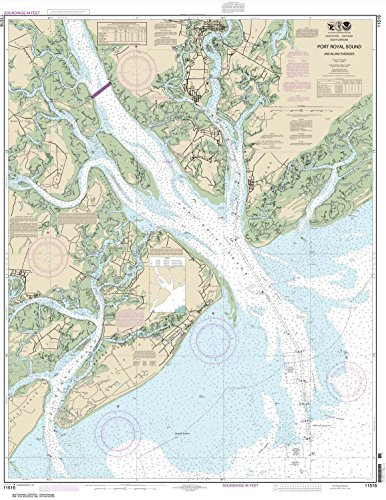Paradise Cay Publications- Inc. NOAA Chart 11516- Port Royal Sound and Inland Passages- 34.4 X 44.6- Traditional Paper
