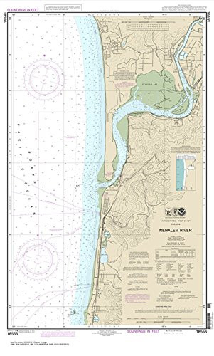 Paradise Cay Publications- Inc. NOAA Chart 18556- Nehalem River 36.1 x 21.7 -Traditional-