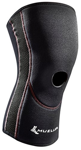 MUELLER Sports Medicine Comfort Open Patella Knee Sleeve- XXXXX-Large- 0.60 Pound- Black