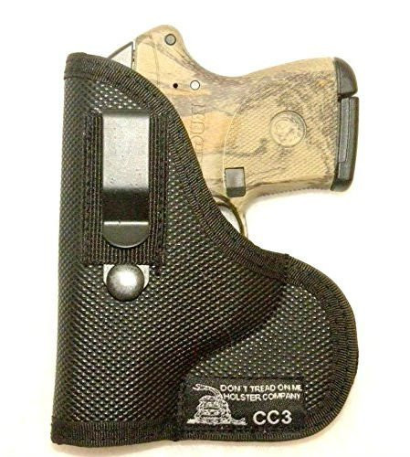 Don't Tread on Me Conceal and Carry Holsters Left Handed - DTOM Combination Pocket/IWB Holster for Keltec P32 P3AT- Taurus 738 TCP 380- Ruger LCP 380- CC3
