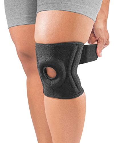 MUELLER Premium Adjustable Knee Stabilizer- XXL- Black
