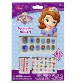 Disney Sofia The First Decorative Nail Art