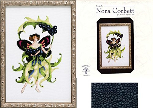Mirabilia Cross Stitch Chart with Bead Pack ~ INKBERRY HOLLY 227