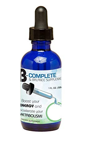 1200mcg Methylcobalamin Vitamin B Complex- Complete B Drops for Boosting Energy and Metabolism