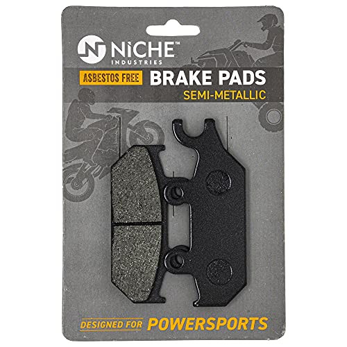 NICHE Front Right Brake Pad Set for Yamaha 1XD-25805-10-00 Can-Am 705601150 Semi-Metallic NICHE Front Right Brake Pad Set for Yamaha 1XD-25805-10-00 Can-Am 705601150 Semi-Metallic