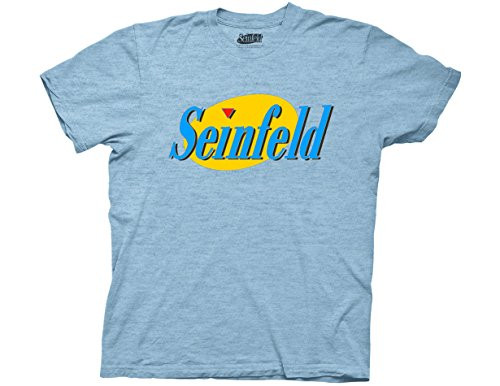 Ripple Junction Seinfeld Season 3 Color Logo Adult T-Shirt Large Heather Light Blue