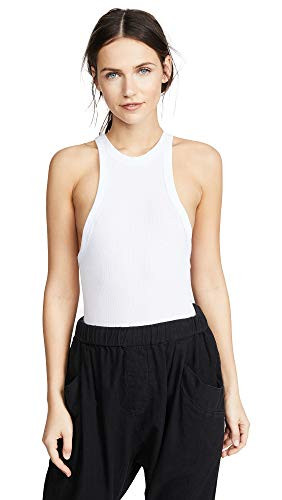 Free People Wide Eyed Tank Top White SM