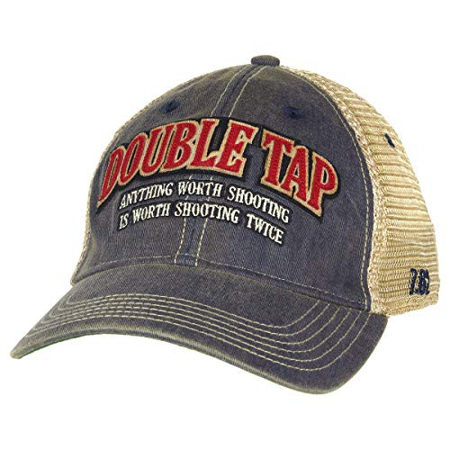 7.62 Design Double Tap Vintage Trucker Hat Navy 7.62 Design Double Tap Vintage Trucker Hat Navy