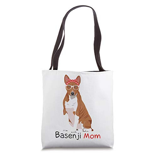 Basenji Mom Retro Mothers Day Gift Idea Mama Dog Tote Bag