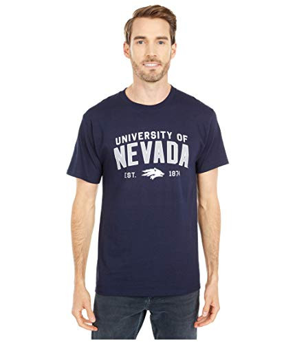 Champion College Nevada Wolf Pack Jersey Tee Navy 4 LG