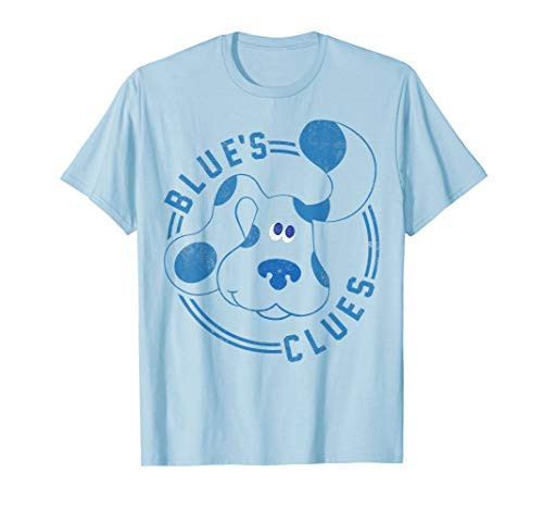 Blue's Clues Blue Big Face Portrait T-Shirt