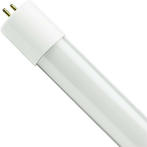 Four Bros Lighting T8 LED Light Tube 4 Ft- 18W -40W-50W Equivalent-- Single-End Powered- Ballast Bypass 120-277V- F48T8 F32T8 Fluorescent Replacement- 2350 Lumens- 5000K- Frosted Four Bros Lighting T8 LED Light Tube 4 Ft- 18W -40W-50W Equivalent-- Single-End Powered- Ballast Bypass 120-277V- F48T8 F32T8 Fluorescent Replacement- 2350 Lumens- 5000K- Frosted