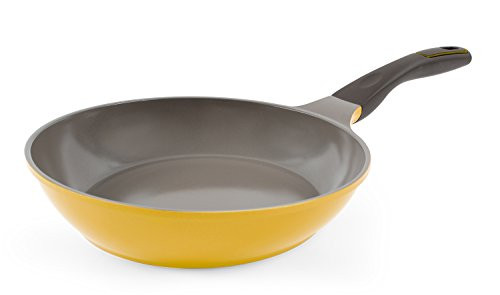 Neoflam PerfecToss Ceramic Nonstick Frying Pan, Corn Yellow