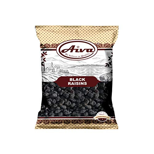 Aiva California Jumbo Flame Black Raisins- Seedless- Unsulphured- Natural -4 LB - Bulk- Aiva California Jumbo Flame Black Raisins- Seedless- Unsulphured- Natural -4 LB - Bulk-