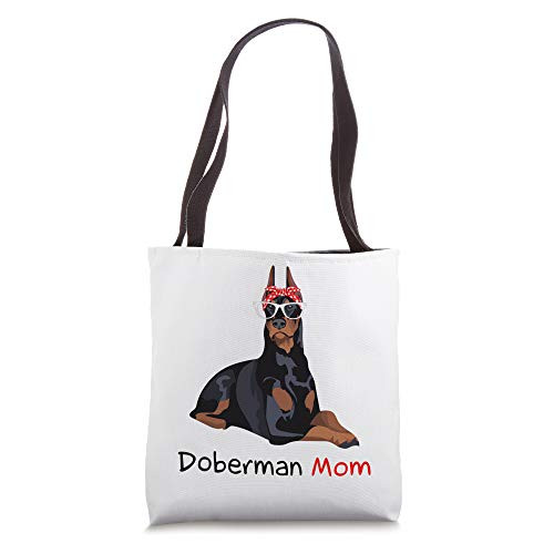Doberman Mom Dog Bandana Pet Lover Gift Tote Bag Doberman Mom Dog Bandana Pet Lover Gift Tote Bag