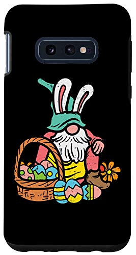 Galaxy S10e Nordic Garden Gnome Bunny Easter Eggs Basket Tomte Nisse Case