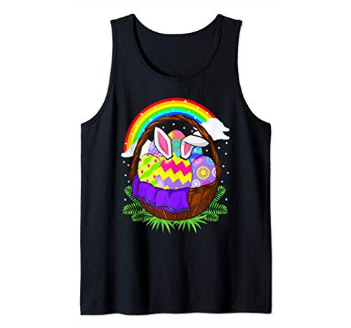 Easter Bunny Basket Eggs Men Women Kids Tank Top