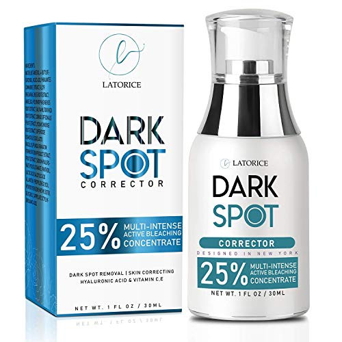 Latorice Dark Spot Remover for Face and Body- Dark Spot Corrector- Repair Dark Spot Corrector Face Serum- Natural Ingredient- 4-Butylresorcinol- Kojic Acid- Lactic Acid and Salicylic Acid-1 Fl Oz