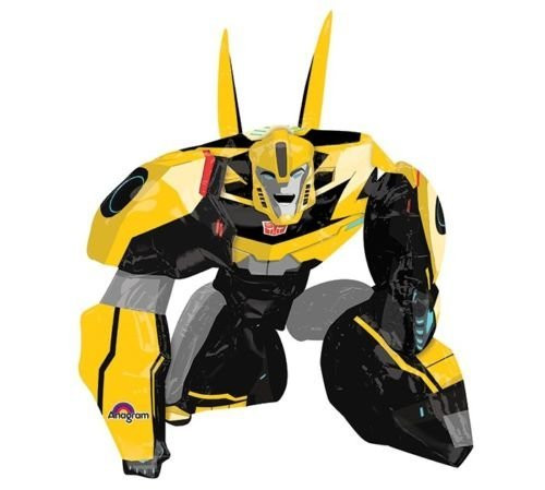 LOONBALLOON Transformers Bumblebee Airwalker AIR Walker 45inch 3D Jumbo Mylar Party Balloon
