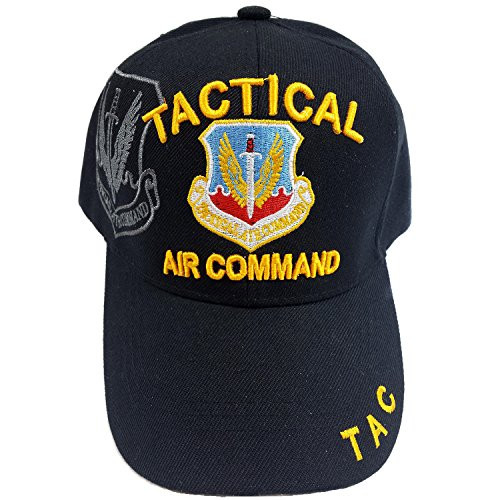 US Military Tactical Air Command TAC on Brim Officially Licensed Cap