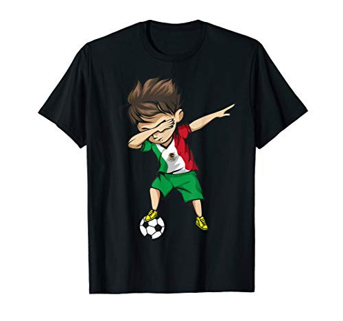 Dabbing Soccer Boy Mexico Jersey Shirt - Mexican Football Dabbing Soccer Boy Mexico Jersey Shirt - Mexican Football