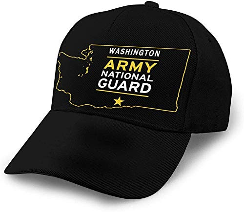 Trucker Cap Dad Hat Mesh Cap-Black-One Size Caps Washington National Unisex Classic 3D Printing Baseball Cap