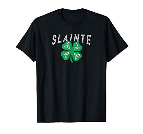 Irish Knot Shamrock Slainte T-Shirt