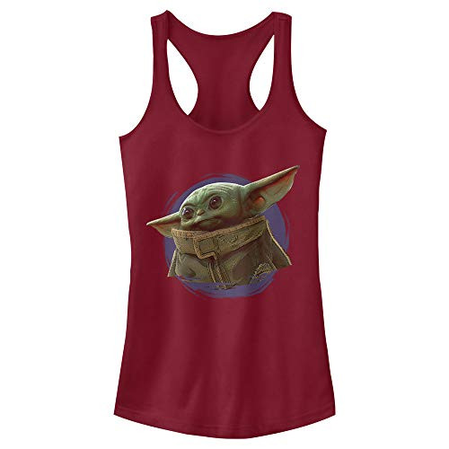 Fifth Sun Junior's The Mandalorian Orange Ball Slim Fit- Scoop Hem Racerback Tank- Scarlet- Small Fifth Sun Junior's The Mandalorian Orange Ball Slim Fit- Scoop Hem Racerback Tank- Scarlet- Small