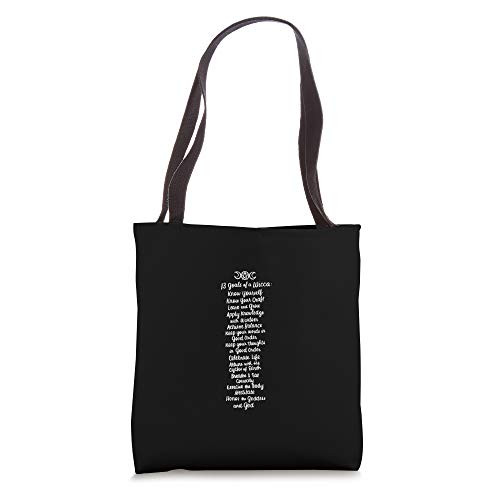 13 Goals Of A Wicca Witchcraft Pagan Witch Wiccan Gifts Tote Bag
