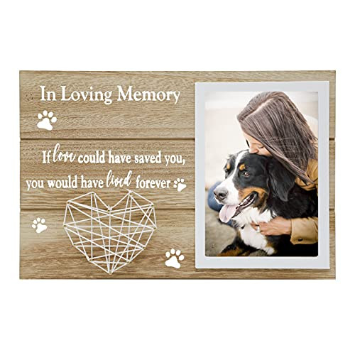 JasmineLi Pet Memorial Picture Frame- Pet Memorial Gifts or as Pet Loss Gifts Sympathy Gift Cat and Dog Keepsake Picture Frame- 4x6 Picture Remembrance Frame Gifts JasmineLi Pet Memorial Picture Frame- Pet Memorial Gifts or as Pet Loss Gifts Sympathy Gift Cat and Dog Keepsake Picture Frame- 4x6 Picture Remembrance Frame Gifts
