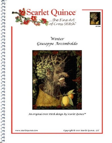 Scarlet Quince ARC004 Winter by Giuseppe Arcimboldo Counted Cross Stitch Chart- Regular Size Symbols