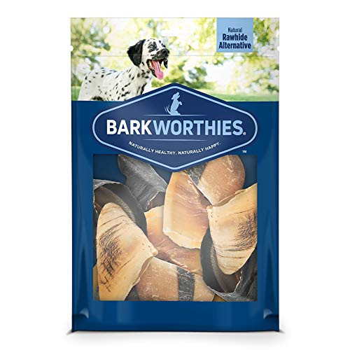 Barkworthies Natural Cow Hooves for Dogs -12 pk-  Single Ingredient Long Lasting Dog Chew  Grass Fed Free Range 100 percent Beef Cow Hoofs for Dogs  Promotes Dental Health