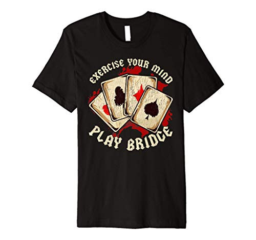 Board Game Players Gift Exercise Mind Card Play Bridge Premium T-Shirt