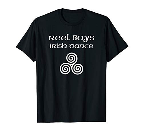 Celtic Knot Triskele Reel Boys Irish Dance Feis Boy Dancer T-Shirt