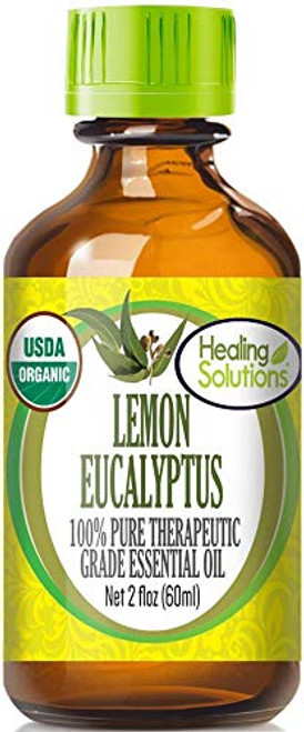 Organic Lemon Eucalyptus Essential Oil -100 percent Pure - USDA Certified Organic- Best Therapeutic Grade Essential Oil - 60ml Organic Lemon Eucalyptus Essential Oil -100 percent Pure - USDA Certified Organic- Best Therapeutic Grade Essential Oil - 60ml