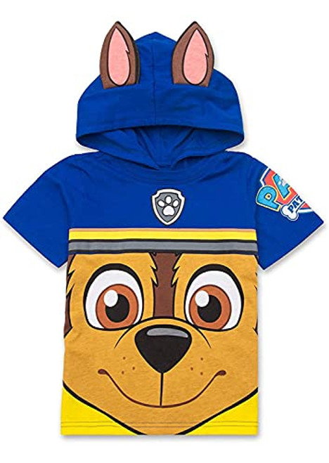 Nickelodeon PAW Patrol Hooded Shirt- Chase- Marshall- Rocky- Rubble- Zuma - Boys