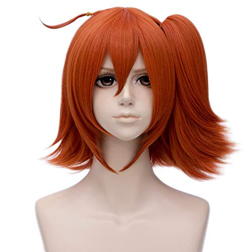 Labeaute Fate Grand Order Fujimaru Ritsuka Orange Cosplay Wig- Girls Pixie Ponytail Anime Halloween Costume Hair Wig