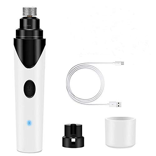 COOAK Pet Nail Grinder for Dogs- Electric Dog Nail Clippers Grinder Trimmer Grooming Tools Professional Nail Trimmer for Pets- Portable and Rechargeable Gentle Painless Paws Grooming Trimming COOAK Pet Nail Grinder for Dogs- Electric Dog Nail Clippers Grinder Trimmer Grooming Tools Professional Nail Trimmer for Pets- Portable and Rechargeable Gentle Painless Paws Grooming Trimming