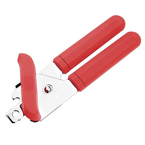 Douup Multifunctional Can Opener- Manual Can Opener Smooth Edge- Stainless Steel Can Opener Manual- Ergonomic Safety Can Opener for Seniors with Arthritis-Red Douup Multifunctional Can Opener- Manual Can Opener Smooth Edge- Stainless Steel Can Opener Manual- Ergonomic Safety Can Opener for Seniors with Arthritis-Red