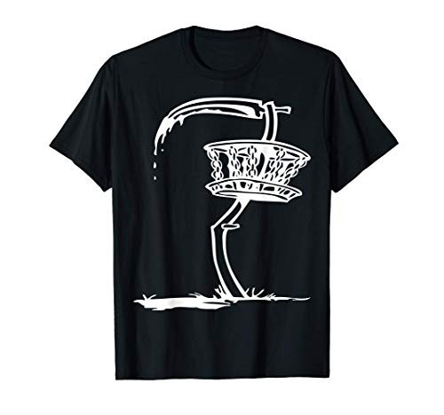 Disc Golf Basket Reaper Sickle Gift Funny Men Women Youth T-Shirt