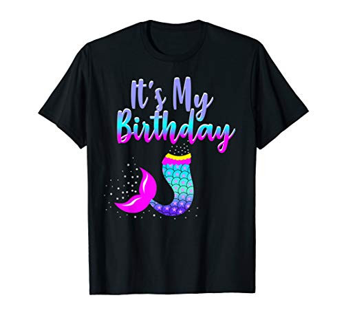 Mermaid Birthday -Mermaid Party Girl T-Shirt B-day Mermaid Mermaid Birthday -Mermaid Party Girl T-Shirt B-day Mermaid
