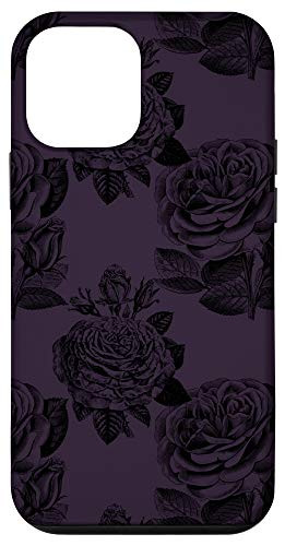 iPhone 12 mini Case gothic dark purple roses occult goth phone Case