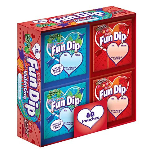 Razz Apple Magic Dip and Cherry Yum Diddly Dip Flavored Fun Dip -0.43oz.- 60pk.-