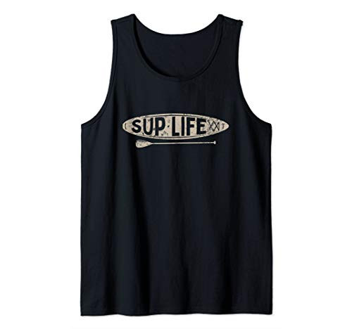 SUP Life- Stand Up Paddle Board Shirt- Mens Paddleboard Tank Top