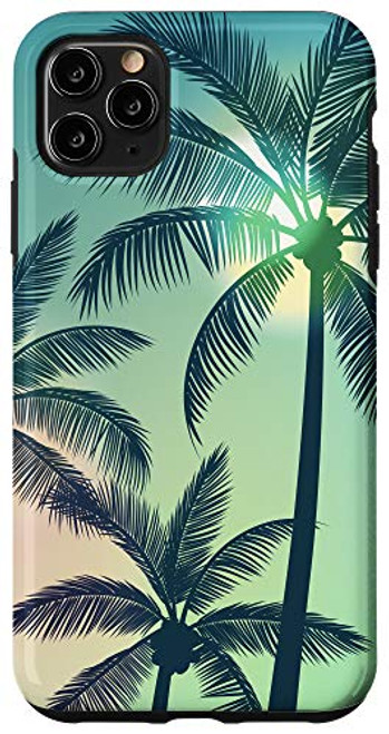 iPhone 11 Pro Max Exotic Plant Palm Tree Leaves Sunny Beach Summer Tropical Case