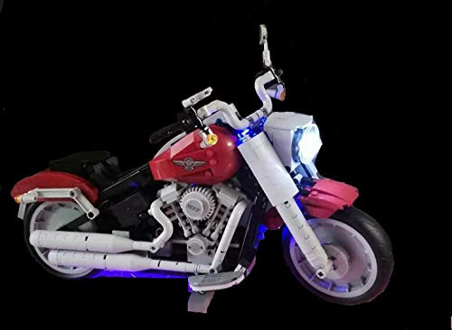 brickled LED Lighting Kit for Lego Creator Expert Harley-Davidson Fat Boy 10269 -Lego Set not Included-